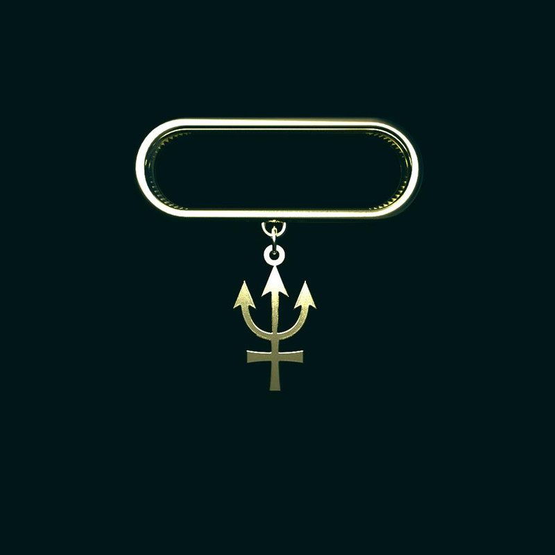 آویز ساعت طلا 18 عیار زنانه مدوپد مدل هندسی کد SK1-1870