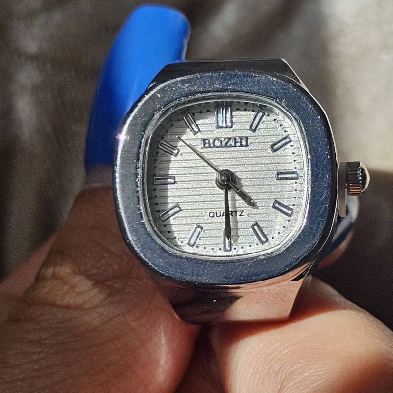 انگشتر مدل ساعت دار کد GL230