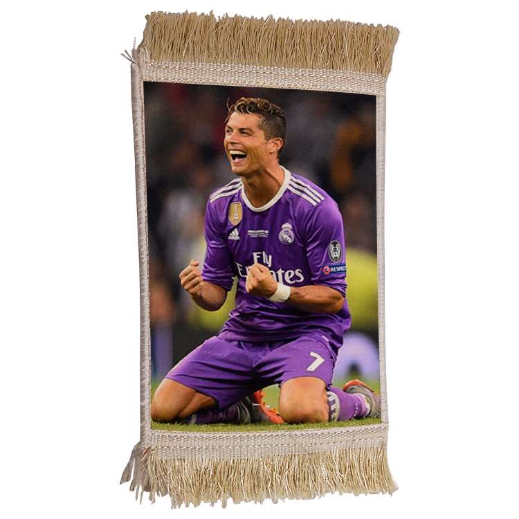 فرش ماشینی دیوارکوب مدل رونالدو کد 421