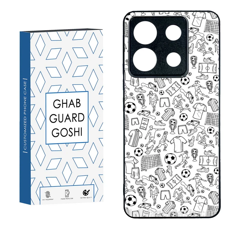 کاور قاب گارد گوشی طرح فوتبال کد TPU-118 مناسب برای گوشی موبایل شیائومی  REDMI NOTE 13 PRO 5G  