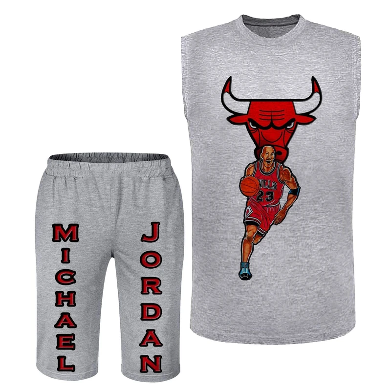 ست تاپ و شلوارک مردانه مدل گاومیش A34