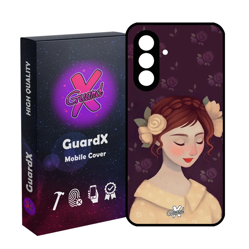 کاور گارد ایکس طرح دختر مدل 10325 مناسب برای گوشی موبایل سامسونگ Galaxy A17 4G / A17 5G