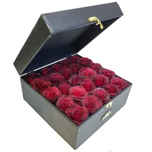 جعبه گل رز هلندی کلبه گل سن سون مدل BX-22076