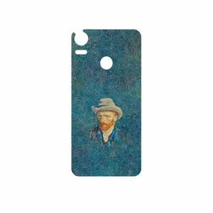 MAHOOT Self portrait with a gray felt hat Cover Sticker for HTC Desire 10 Pro