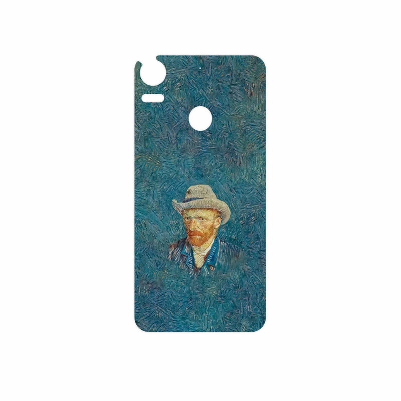 برچسب پوششی ماهوت مدل Self portrait with a gray felt hat مناسب برای گوشی موبایل اچ تی سی Desire 10 Pro