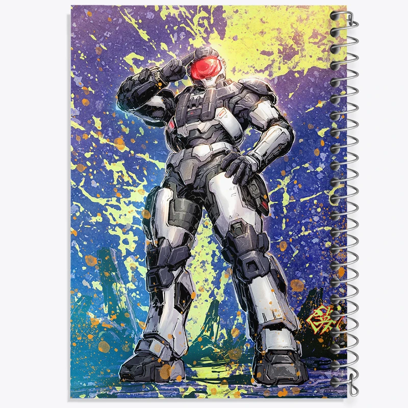 دفتر شطرنجی 50 برگ خندالو مدل بازی هیلو (Halo) کد 31484