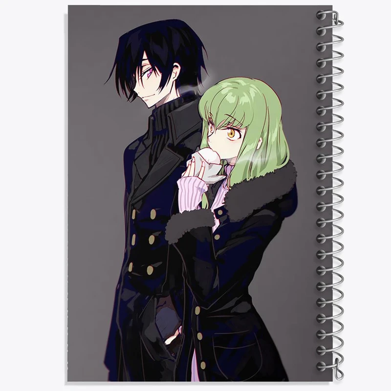 دفتر نقاشی 50 برگ خندالو مدل لولوش و سی سی انیمه کد گیاس Code Geass کد 13058