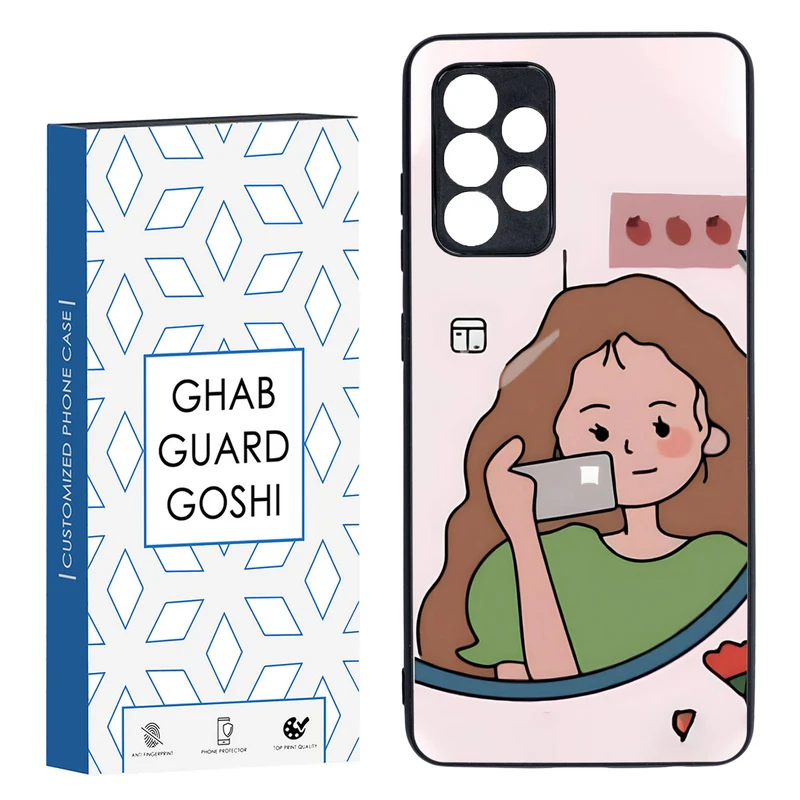 کاور قاب گارد گوشی طرح دخترانه  کد TPU-005 مناسب برای گوشی موبایل سامسونگ Galaxy A52