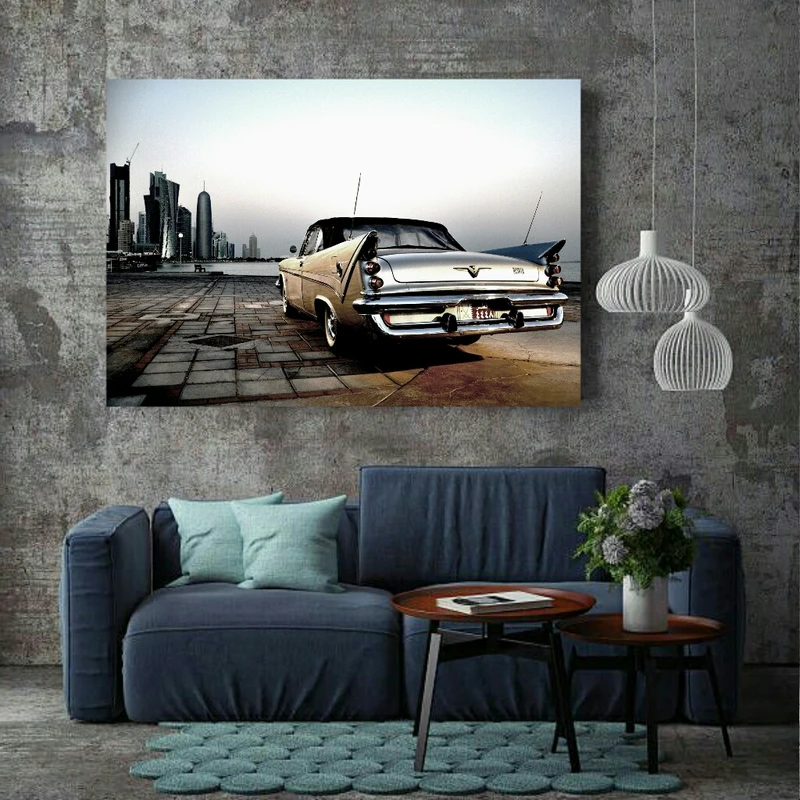 تابلو بوم طرح ماشین کلاسیک مدل SDB550
