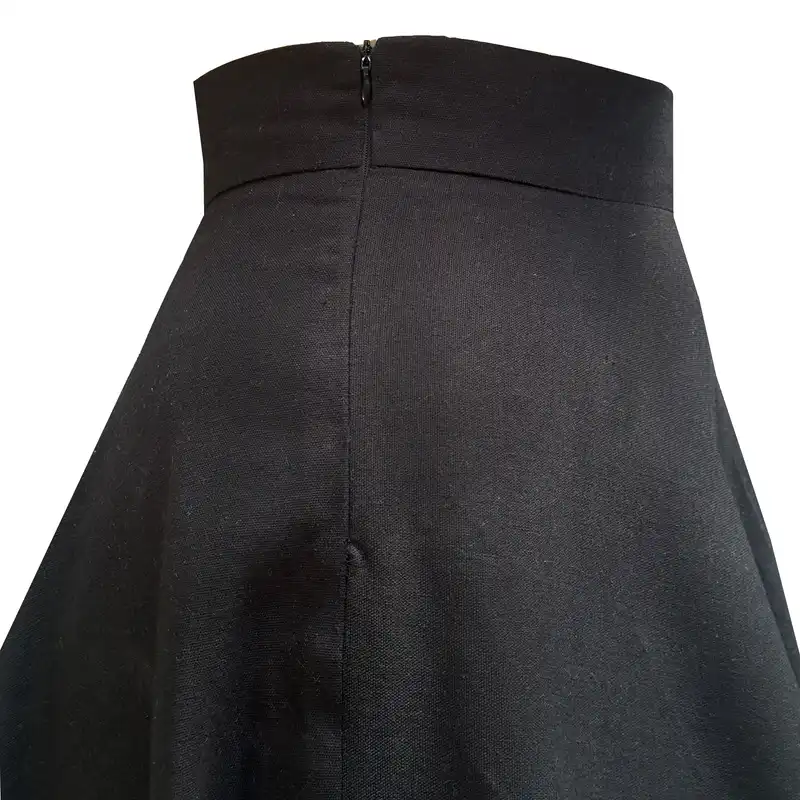 دامن نیم کلوش زنانه مدل آلا رنگ مشکی