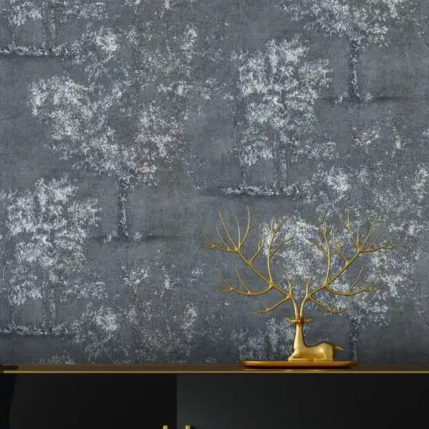 کاغذ دیواری طرح درخت و درختچه کد 6076