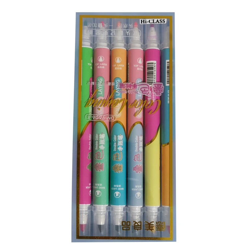 ماژیک چند منظوره های کلاس مدل دوسر بسته 6 عددی