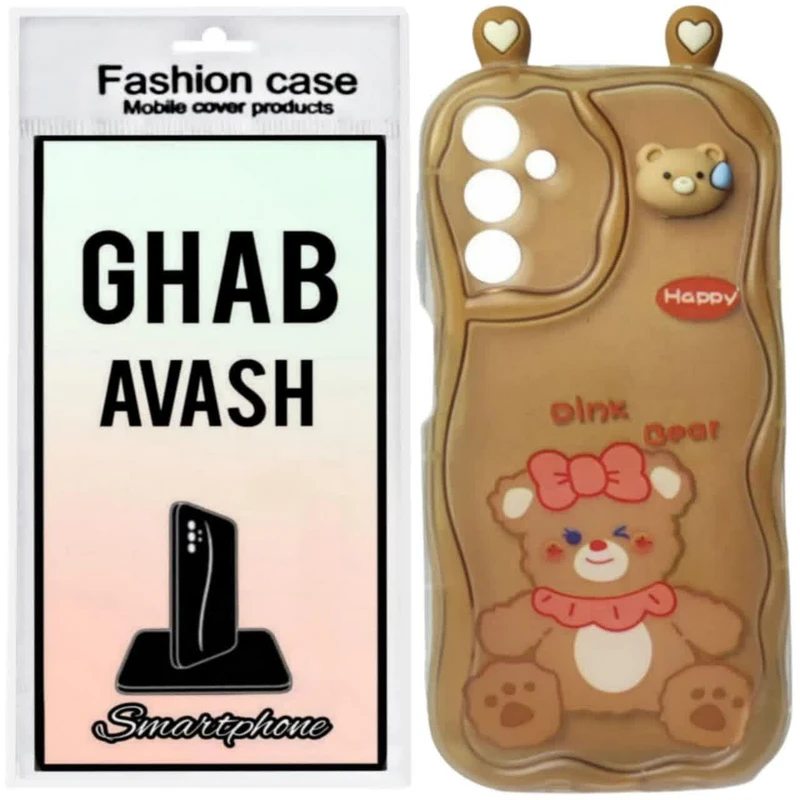 کاور قاب آوش طرح عروسکی گوشدار مدل 05A مناسب برای گوشی موبایل سامسونگ GALAXY A14