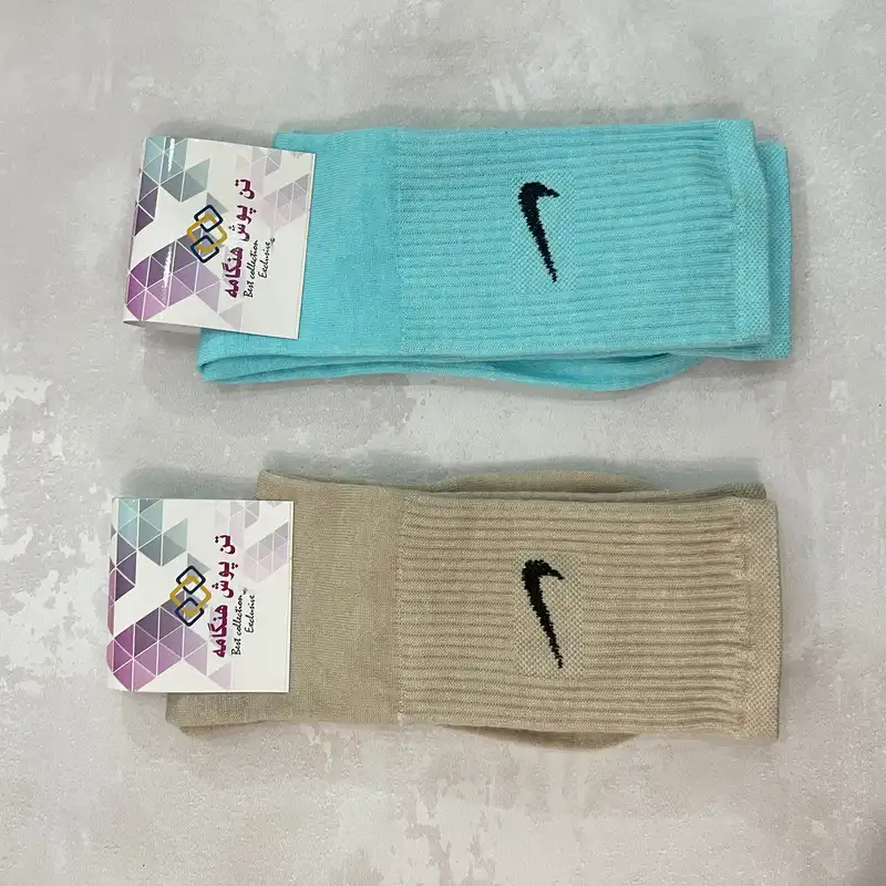 جوراب ورزشی ساق بلند مردانه تن پوش هنگامه مدل کش بسته 2 عددی