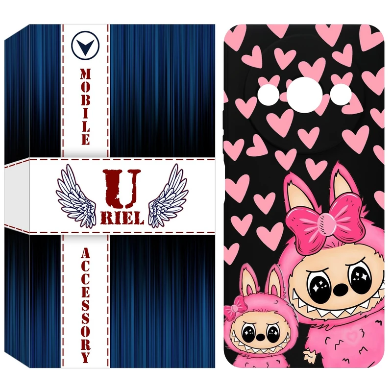 کاور یوریل مدل KSH کد 105 طرح عروسک لبوبو مناسب برای گوشی موبایل شیائومی Redmi A3 / A3x