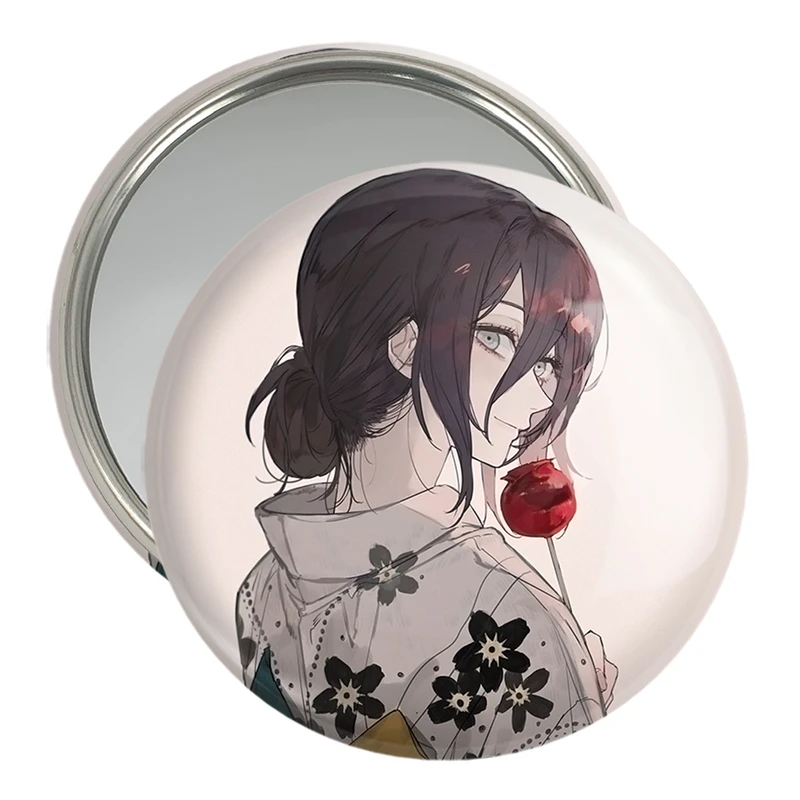 آینه جیبی خندالو مدل ریزه انیمه مرد اره ای Chainsaw Man  کد 17940