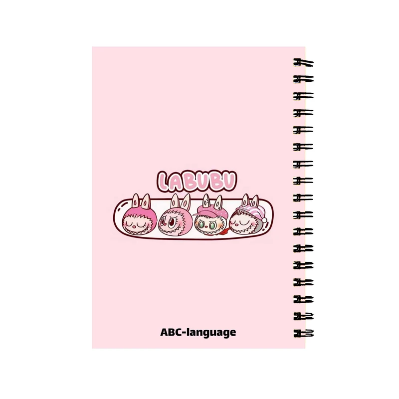 دفتر زبان 60 برگ مدل عروسک لبوبو کد 025