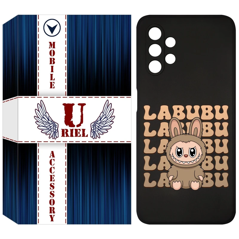 کاور یوریل قاب مدل KSH کد 134 طرح عروسک لبوبو مناسب برای گوشی موبایل سامسونگ Galaxy A13 4G