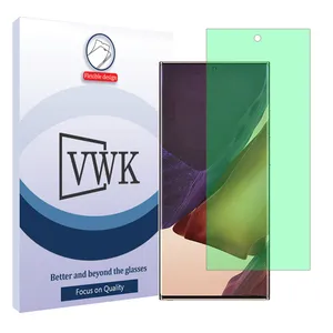 VWK Tough model Green light screen protector suitable for Samsung Galaxy Note20 Ultra 5G mobile phone
