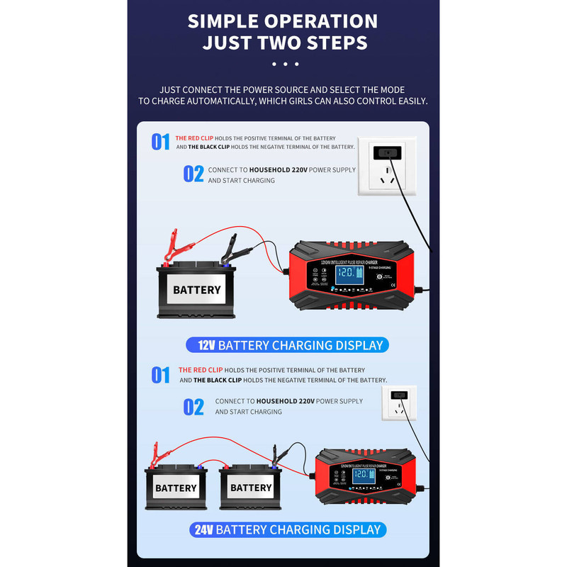 شارژر باتری تیانی مدل 121201r