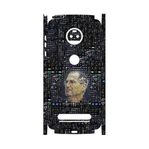MAHOOT Collage of Steve Jobs 2-FullSkin Cover Sticker for Motorola Moto Z2 Force