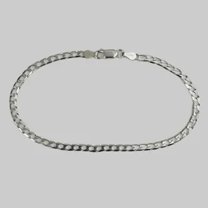 دستبند نقره مدل کارتی rz5 