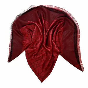 روسری زنانه دیور مدل مجلسی ژاکارد لمه دار