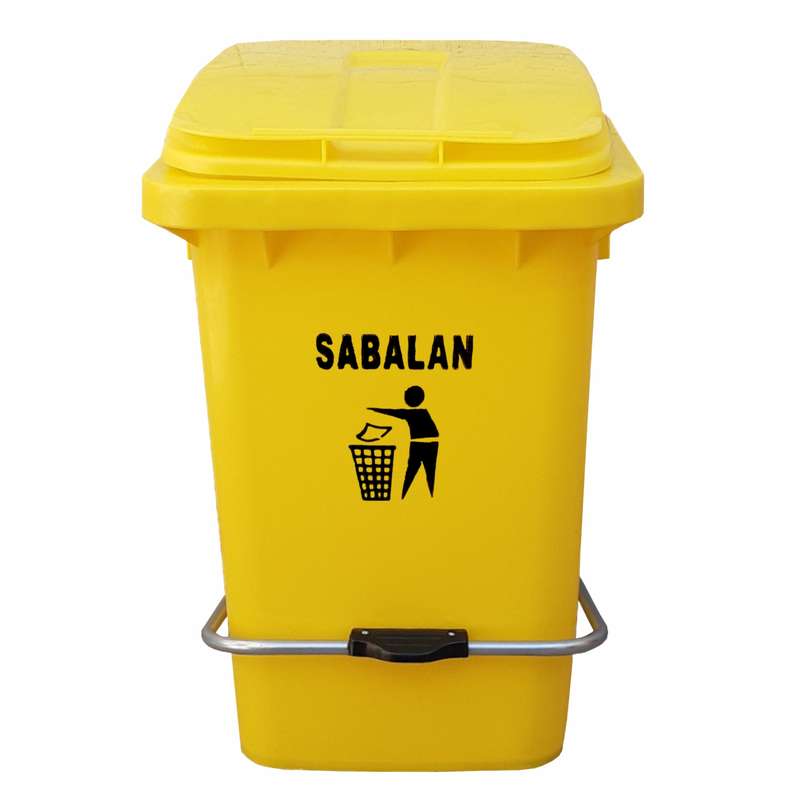 سطل زباله سبلان مدل پدالی کد NP-60L_K سطل زباله سبلان مدل پدالی کد NP-60L_K