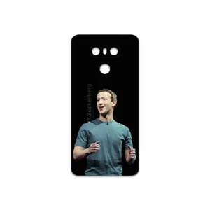 MAHOOT Mark Zuckerberg Cover Sticker for LG G6