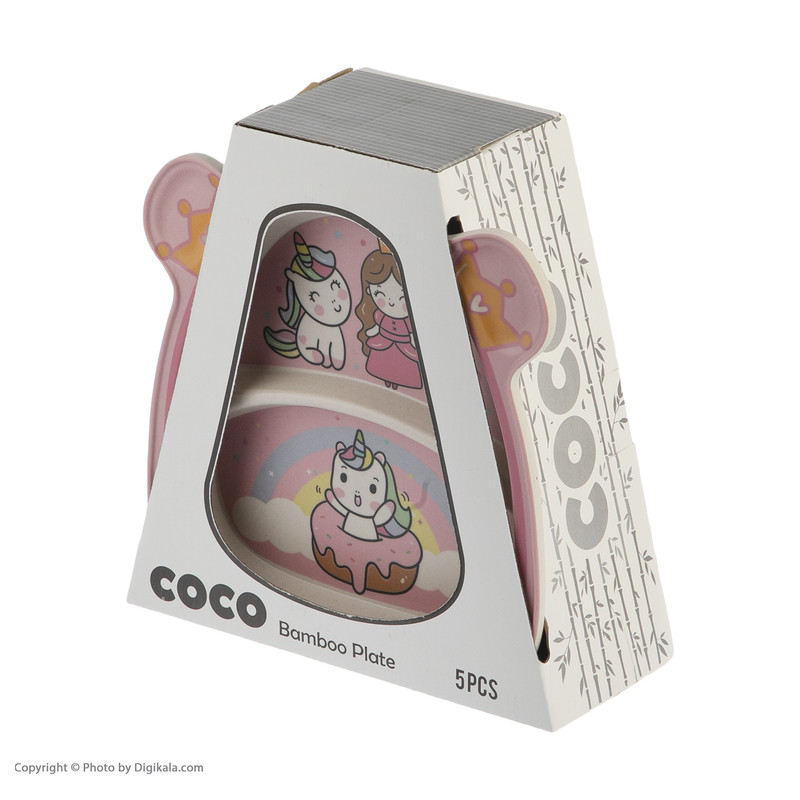 ظرف غذا کودک کوکو مدل unecNew مجموعه 5 عددی