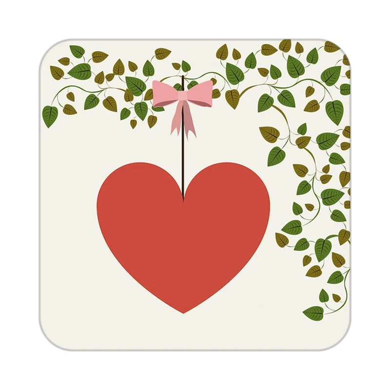 زیر لیوانی کاکتی طرح عاشقانه مدل mp39022