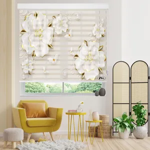 پرده زبرا زیو مدل 3D-1163 سایز 150x150 سانتی متر