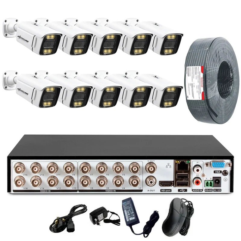 سیستم امنیتی 10 دوربین اکسس لینک مدل LINK1010