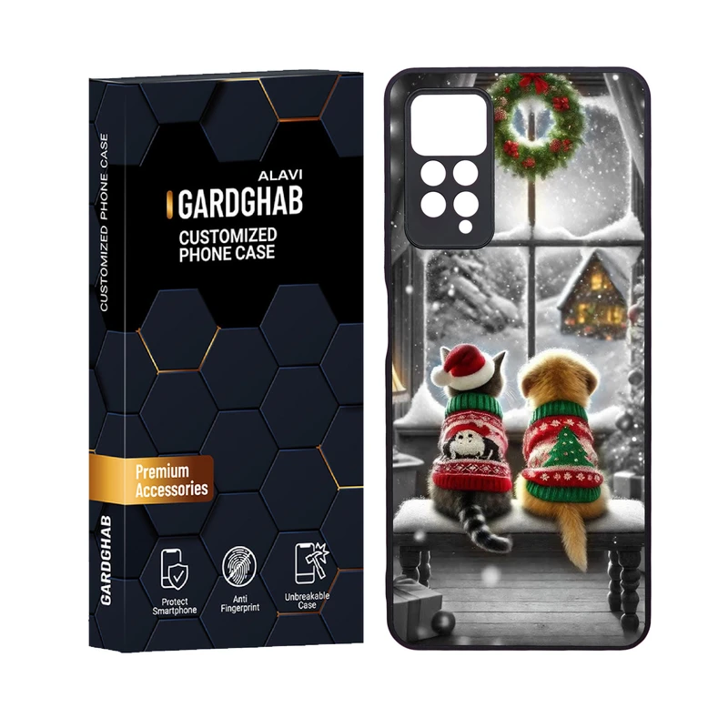 کاور گارد قاب علوی مدل دورژله ای هنری مناسب برای گوشی موبایل شیائومی Redmi Note 12 Pro 4G