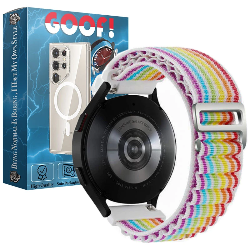 بند گوف مدل Alpine Full Color مناسب برای ساعت هوشمند آمازفیت GTR 3 / GTR 3 Pro / GTR 2e / GTR 4