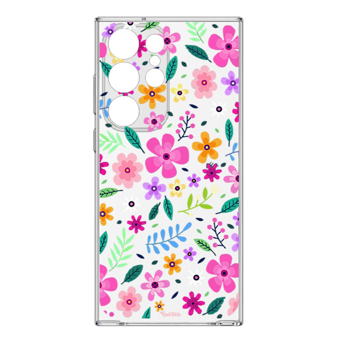 کاور طرح گل مناسب برای گوشی موبایل سامسونگ  Galaxy S24 Ultra