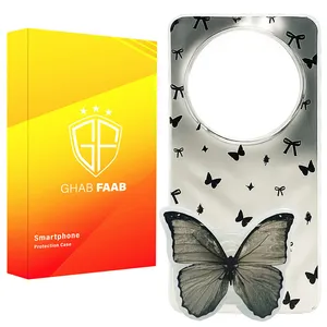 کاور قاب فاب مدل دخترانه سوکول مناسب برای گوشی موبایل شیائومی  Redmi 14C 4G / 14C 5G / 14R / A3 Pro / A4 / Poco C75 به همراه پاپ سوکت