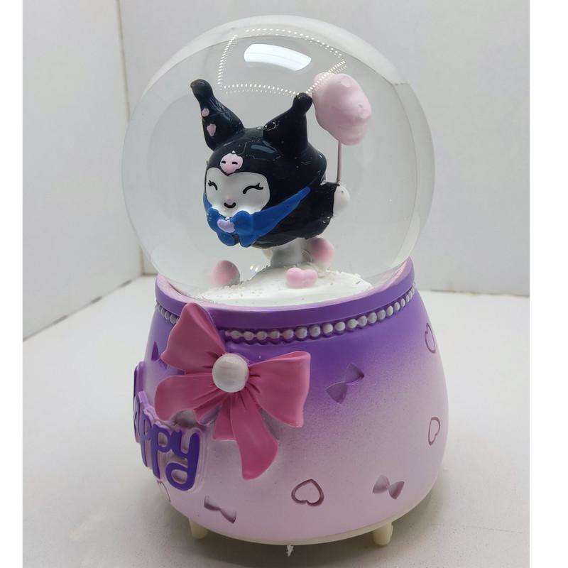 گوی موزیکال مدل چراغ دار طرح کرومی