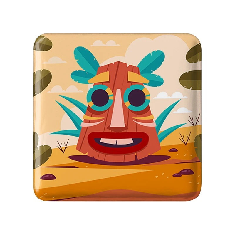 پیکسل خندالو طرح آفریقا Africa مدل مربعی کد 29834