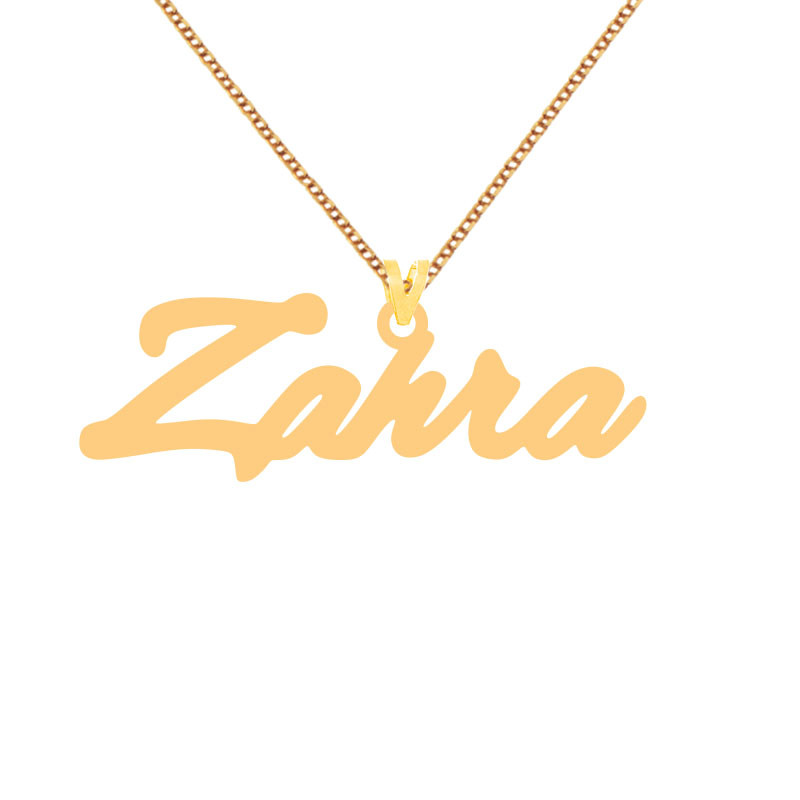 گردنبند طلا 18 عیار زنانه کرابو طرح زهرا مدل Kr1-109