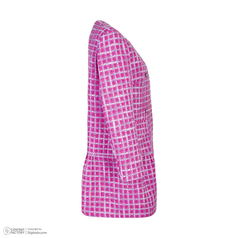 مانتو زنانه نغمه مدل پاییزه چین دار 05