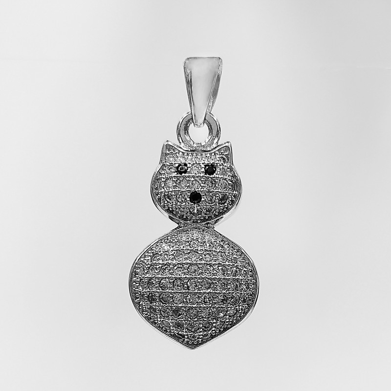 آویز گردنبند نقره زنانه مدل NG2205 آویز گردنبند نقره زنانه مدل NG2205