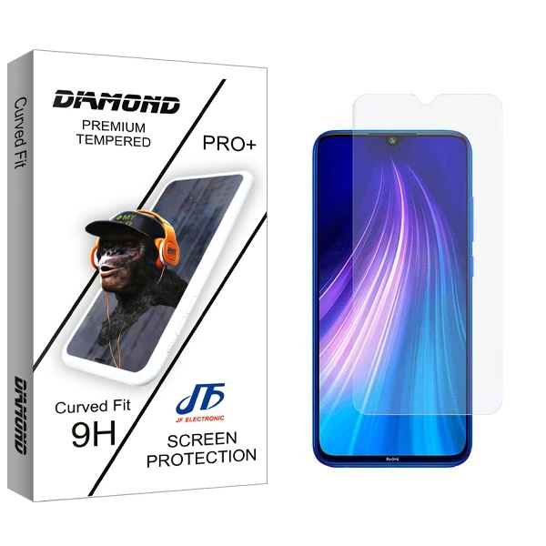 محافظ صفحه نمایش جی اف مدل Diamond مناسب برای گوشی موبایل شیائومی Redmi Note 8