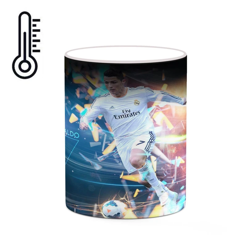 ماگ حرارتی کاکتی طرح Ronaldo رونالدو مدل mgh43108