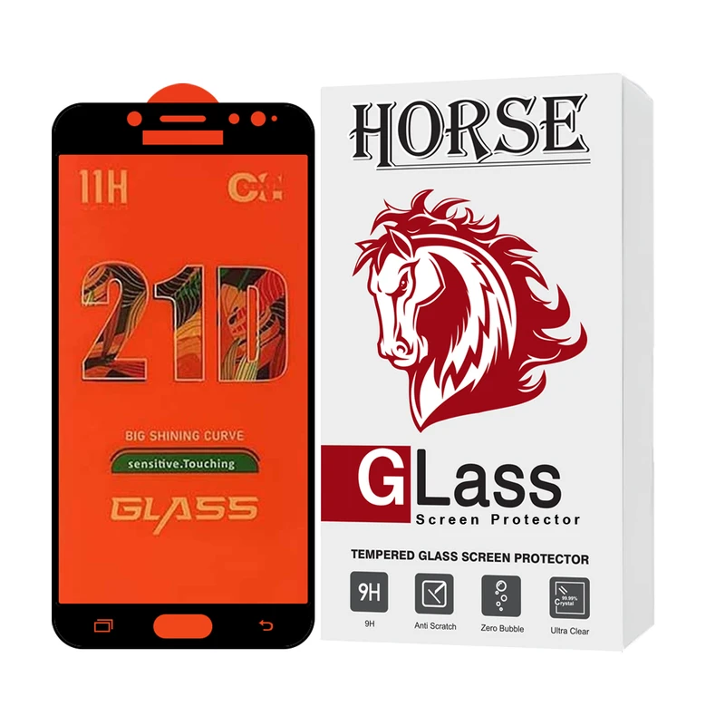 محافظ صفحه نمایش هورس مدل FULLHO مناسب برای گوشی موبایل سامسونگ Galaxy J7 Pro / Galaxy J7 2017 / Galaxy J730