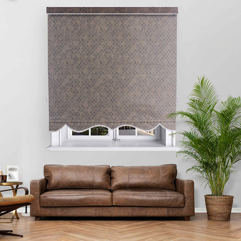 پرده شید رومن زیو کد 7505سایز 150×160 سانتی متر