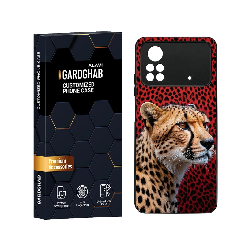 کاور گارد قاب علوی مدل دورژله ای حیوانات مناسب برای گوشی موبایل شیائومی Poco X4 Pro