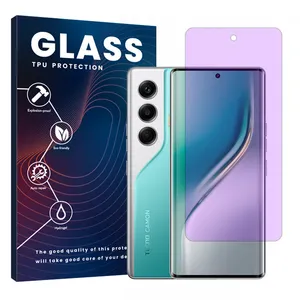 Glass Hydrogel model anti purple screen protector suitable for Tecno Camon 40 Pro mobile phone