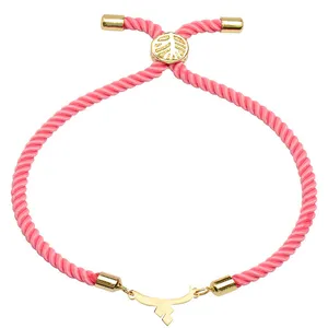 دستبند طلا 18 عیار زنانه الن نار طرح حرف پ مدل N1743