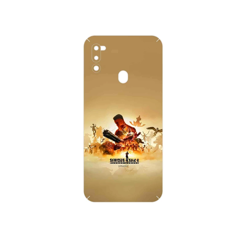 برچسب پوششی ماهوت مدل Serious Sam Game Series مناسب برای گوشی موبایل سامسونگ Galaxy M21 (2021) Edition